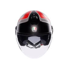 Шлем AGV ETERES SCAGLIERI MATT GREY/RED от магазина мотошлемов AGHelmet