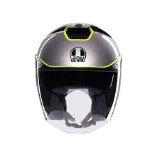 Шлем AGV IRIDES DAVAO BLACK/GREY/YELLOW FLUO от магазина мотошлемов AGHelmet