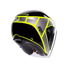 Шлем AGV IRIDES DAVAO BLACK/GREY/YELLOW FLUO от магазина мотошлемов AGHelmet