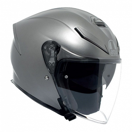 Шлем K5 JET EVO MONO MATT LUNA GREY от магазина мотошлемов AGHelmet