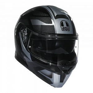 Шлем AGV STREETMODULAR LEDRO MATT BLACK/GREY