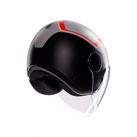 Шлем AGV ETERES SCAGLIERI MATT GREY/RED от магазина мотошлемов AGHelmet