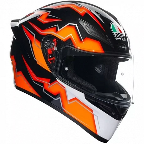 Шлем AGV K1 S KRIPTON BLACK/ORANGE от магазина мотошлемов AGHelmet