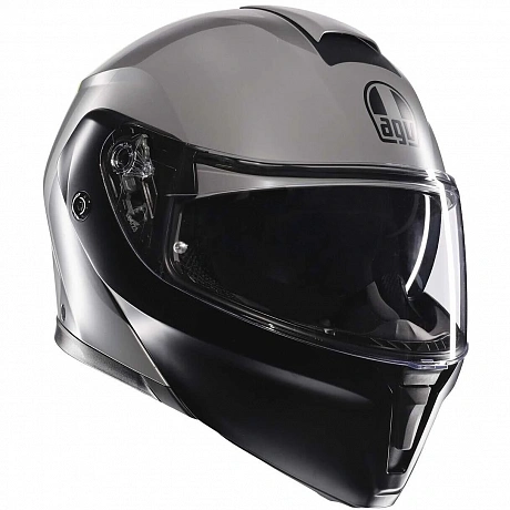 Шлем AGV STREETMODULAR RESIA MATT GREY/BLACK/YEL FLUO от магазина мотошлемов AGHelmet