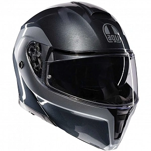 Шлем AGV STREETMODULAR LEVICO GREY/SILVER