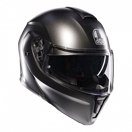 Шлем AGV STREETMODULAR MONO MATT ASFALTO GREY от магазина мотошлемов AGHelmet