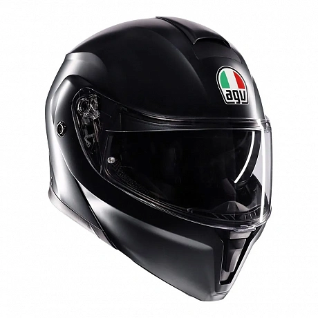 Шлем AGV Streetmodular Black Matt от магазина мотошлемов AGHelmet