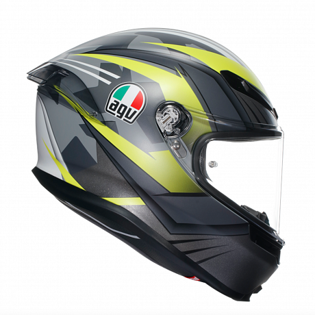 Шлем AGV K6 S EXITE CAMO - YELLOW FLUO от магазина мотошлемов AGHelmet