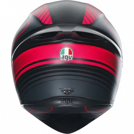 Шлем AGV K1 S MULTI WARMUP BLACK/RED от магазина мотошлемов AGHelmet