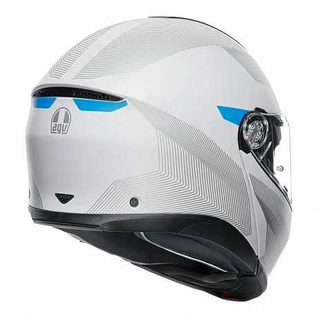 Шлем AGV TOURMODULAR FREQUENCY LIGHT GREY/BLUE от магазина мотошлемов AGHelmet