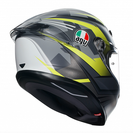 Шлем AGV K6 S EXITE CAMO - YELLOW FLUO от магазина мотошлемов AGHelmet