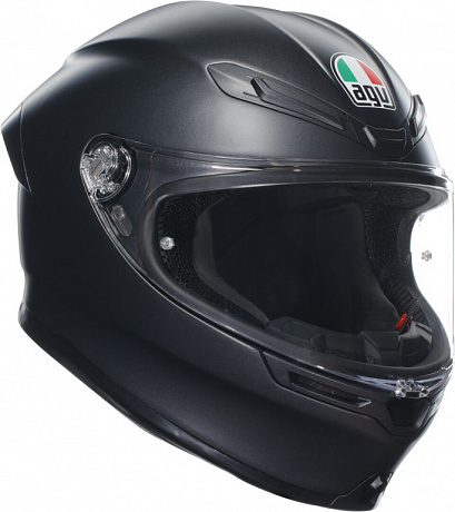 Шлем AGV K6 S МОNO MATT BLACK от магазина мотошлемов AGHelmet