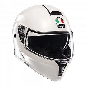 Шлем AGV STREETMODULAR MONO MATT BLACK MATERIA WHITE