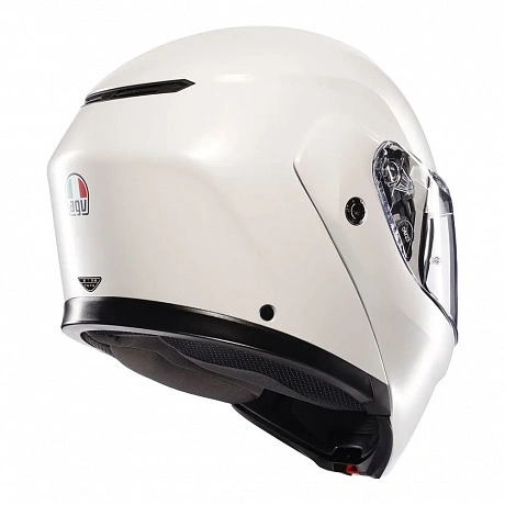 Шлем AGV STREETMODULAR MONO MATT BLACK MATERIA WHITE от магазина мотошлемов AGHelmet