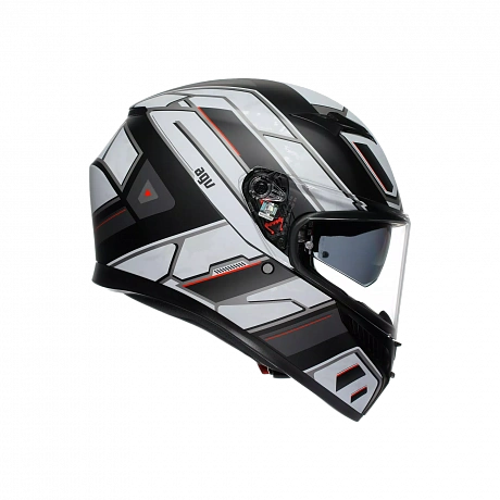 Шлем AGV K3 RIVIA MAT BLACK/WHITE от магазина мотошлемов AGHelmet