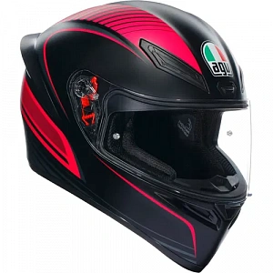 Шлем AGV K1 S MULTI WARMUP BLACK/RED