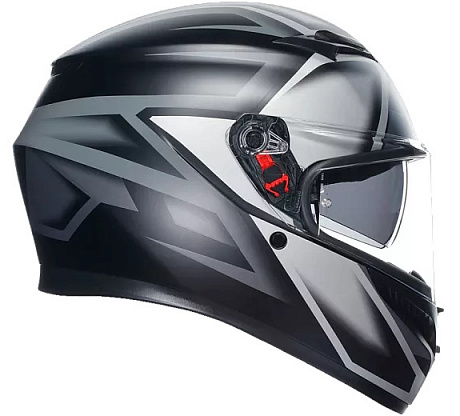 Шлем AGV K3 Compound Black-Grey mat(матовый) от магазина мотошлемов AGHelmet