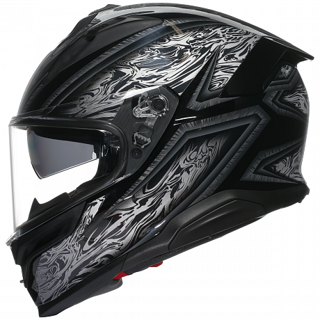 Шлем AGV K7 E2206 MPLK - DAMASCUS BLACK/SILVER от магазина мотошлемов AGHelmet
