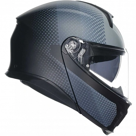 Шлем AGV TOURMODULAR TEXTOUR MATT BLACK/GREY от магазина мотошлемов AGHelmet