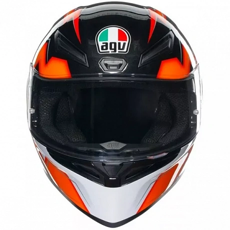 Шлем AGV K1 S KRIPTON BLACK/ORANGE от магазина мотошлемов AGHelmet