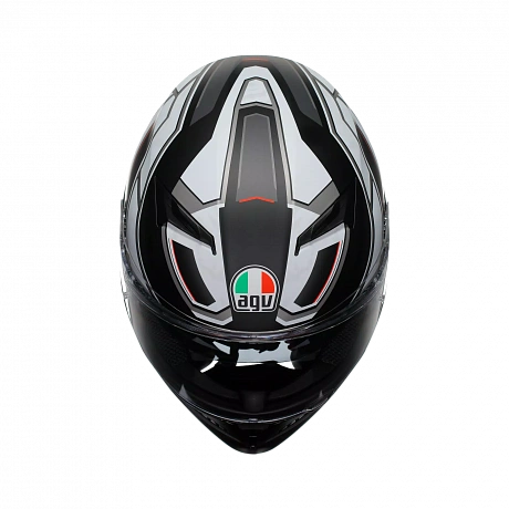 Шлем AGV K3 RIVIA MAT BLACK/WHITE от магазина мотошлемов AGHelmet